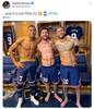 罗马诺晒梅西、内马尔、姆巴佩合照：这不是FIFA22😳🤷‍♂️