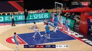 🎥提振士气!郑祺龙快攻一打三 过掉雷蒙&迎着李慕豪单手劈扣