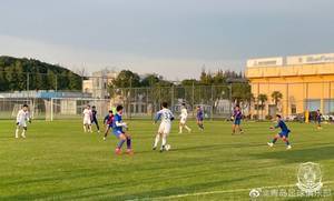 热身赛-朱建荣两球王皓巴力破门,青岛队4-2申花U19队