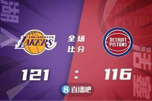 🏀浓眉30+10+5帽 威少26+9+10 詹姆斯遭驱逐 湖人逆转险胜活塞