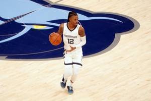 莫兰特未满23岁连续2场共得到至少98分 NBA历史第3人!